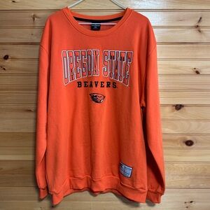 Colosseum Oregon State Beavers Men's Orange Crewneck Sweatshirt XXL